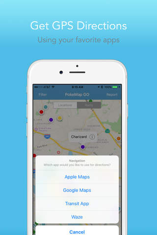 Poke Map GO: Radar for Pokemon GO screenshot 3