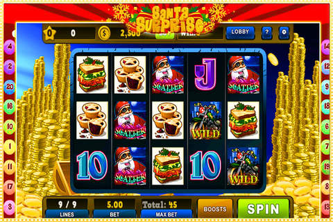 ''AAA Casino Slots: Lucky Slot Of Merry Christmas Machines Free! screenshot 2
