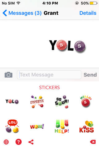 Skittles Emoji Keyboard screenshot 3
