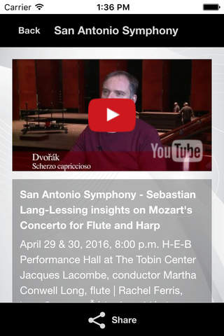 San Antonio Symphony screenshot 4