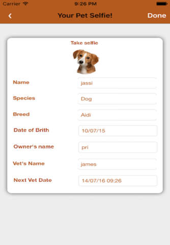 App for pets screenshot 3