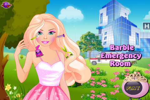 芭比公主清理鼻腔 - 化妆换装养成沙龙，女生儿童教育小游戏免费 screenshot 3