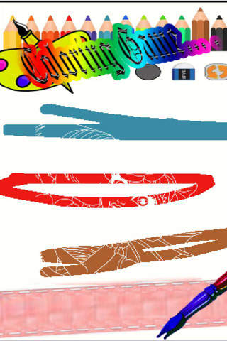 Paint Book Page Game Monster Higt Paint Edition screenshot 2