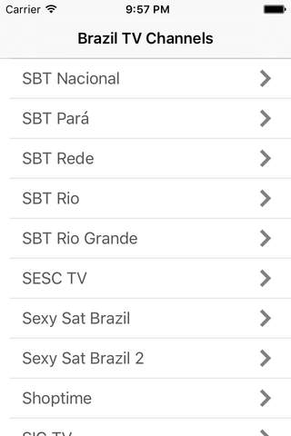 Brazil TV Channels screenshot 2