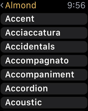 Captura de pantalla del iPhone 2