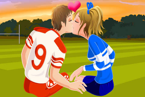 Highschool Sweethearts Kissing screenshot 3