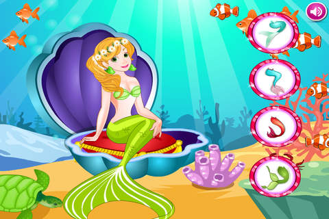 芭比公主美人鱼时尚装扮 - 甜心公主爱化妆，灰姑娘美丽日记，女孩免费爱玩游戏 screenshot 4