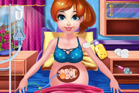 Princess Mommy's Baby Record - Pregnancy Surgery Simulator/Doctor Office screenshot 2