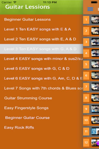 Guitar Lessions - How To Play Guitar With Videos screenshot 2