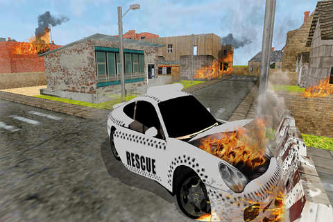 Rescue Taxi Car Cab: City Ambulance Taxi Simulator Free screenshot 2