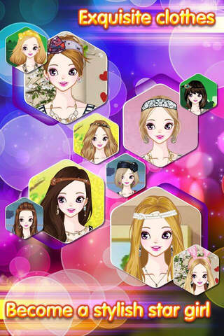 Super Star Girl - Fun Dress Up and Makeover Games for Girls screenshot 3