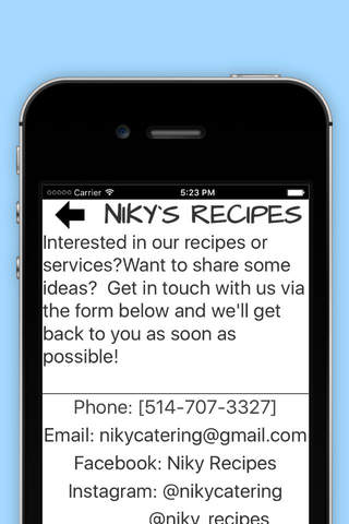 NIKY RECIPES screenshot 2