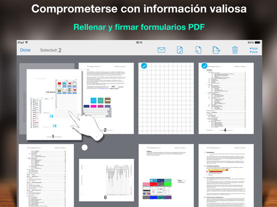 Captura de pantalla del iPad 4