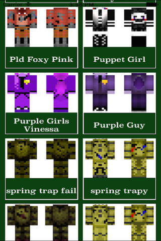 Top skins FNAF for Minecraft-Hot collection for PE screenshot 3