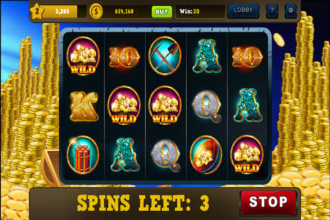 Gold Rush Slots - Spinning Wheel of Treasure Mini Slot Machine screenshot 3