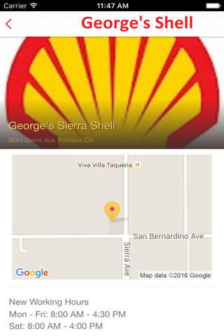George's Shell Loyalty Program screenshot 2