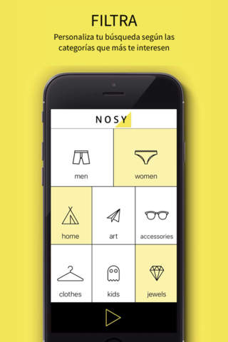 Nosy, la app de diseño y moda screenshot 2