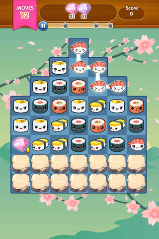 Addictive Yummy Sushi Splash - Amazing connect line puzzle game screenshot 2
