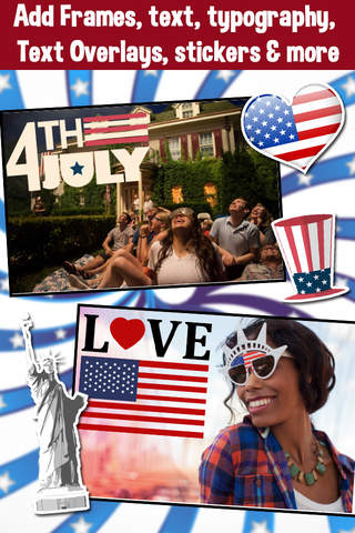 4th Of July - Independence Day Photo Frames Editor screenshot 2