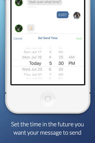 Delayd: Schedule Messages to Send in the Future screenshot 2
