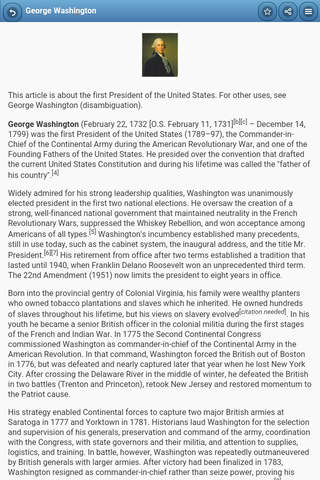 Directory of us presidents screenshot 2