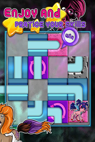 Rolling Me – Connect Pipe For My Monster Pony Puzzle Game Free screenshot 2