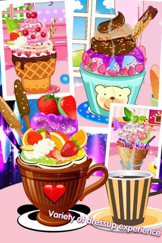 Sweet Ice Cream - Princess Designes Dessert, fruit, Food,Kids Recipe Funny Games screenshot 2