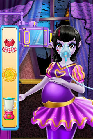 Vampire Mommy's Baby Story - Beauty Delivery Salon/Monster And Newborn Infant Surgeon Games screenshot 2
