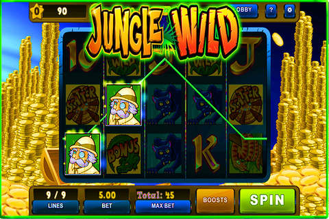 Jungle Wild Slot Machine: Lucky Casino Slots Free! screenshot 3