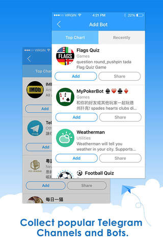 Telepal for Telegram Messenger - تلگرام پیشرفته screenshot 3