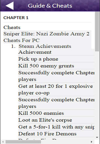PRO - Sniper Elite Game Version Guide screenshot 2