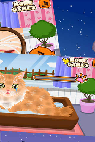 Cat Salon de soins:Princesse Jeux Gratuits screenshot 3