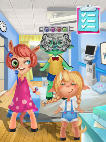Скриншот из Sugary Monster s Eyes Cure-Hospital Manager
