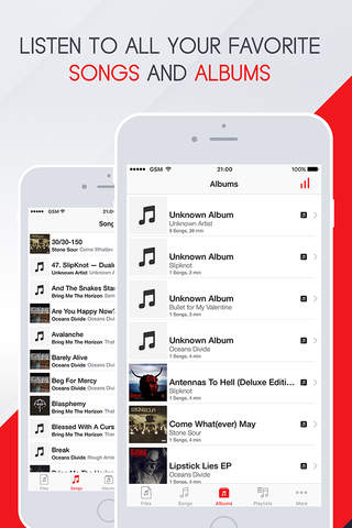 Music Player for Cloud Platforms - Play Music Free screenshot 3