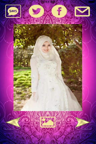 Beautiful Hijab Dresses-A Muslim Girl Hijab Wedding Makeover and Dress Up Boutique Game Free screenshot 2