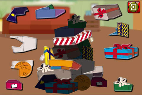 Kids Christmas Jigsaw Puzzle Shapes - educational game for preschool children 3+ screenshot 3