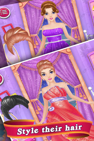 Princess Dress Up -  Barbie Doll Makeover Game screenshot 2