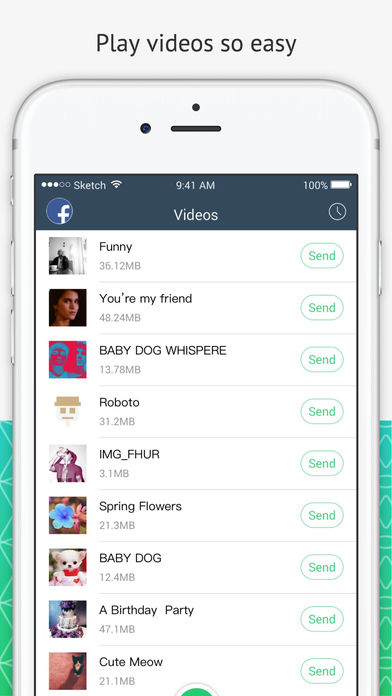 Screenshots of Xender for iPhone