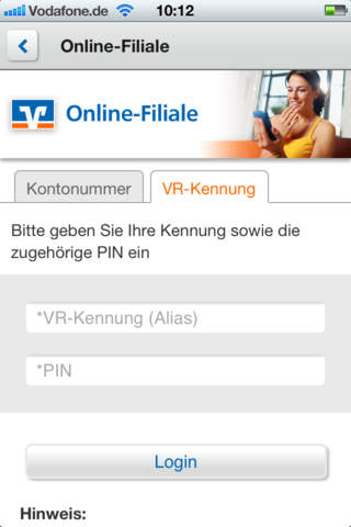 Online-Filiale screenshot 2
