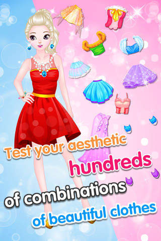 Dream Dress – Makeover Frozen Queen Salon Games for Girls and Kids screenshot 4