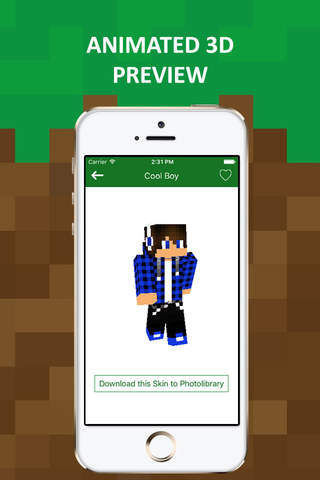 New Skins - Best Collection of Skins for Minecraft PE & PC screenshot 3