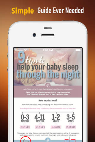 Baby Sleep Habits:Guide and Tutorial screenshot 2