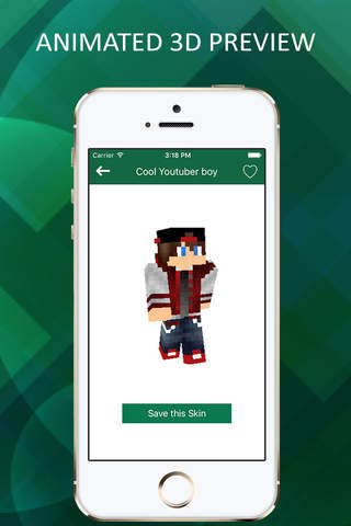 Best Youtuber & Cartoon Skins Lite for Minecraft Pocket Edition screenshot 2