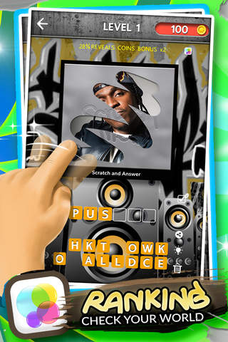 Scratch The Pics : Hip Hop Trivia Photo Reveal Games Pro screenshot 2