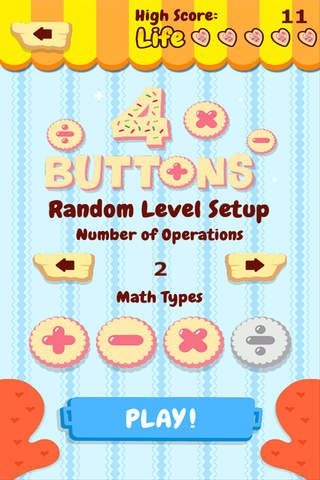 4buttons - Easy Math Game screenshot 3