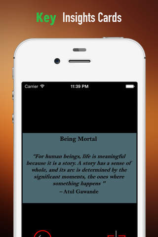 Being Mortal: Practical Guide Cards with Key Insights and Daily Inspiration screenshot 4