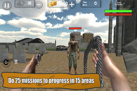 Whip Zombies : addictive lash and gun shooting combo FPS 3D, evolved virus screenshot 3