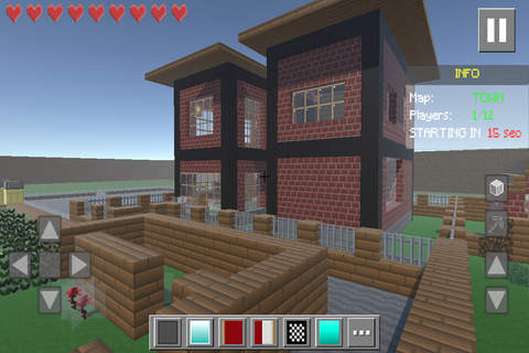 BUILD SUPER BATTLE  MULTIPLAYER BLOCK MINI GAME screenshot 3