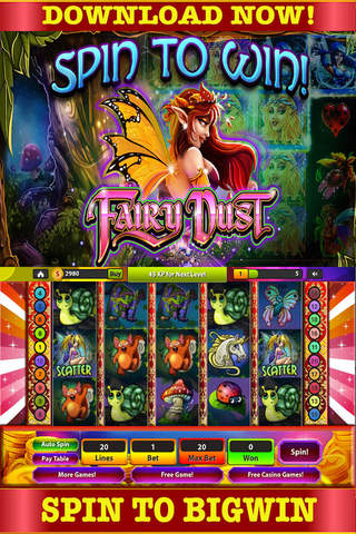 Classic 999 Casino Slots Dog & Angel : Free Game HD ! screenshot 2