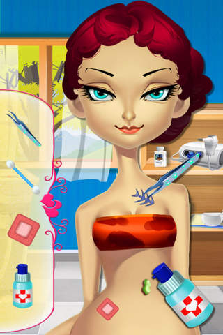 Modern Girl's Surgery Tracker - Mommy Cure Salon/Doctor Role Play screenshot 2